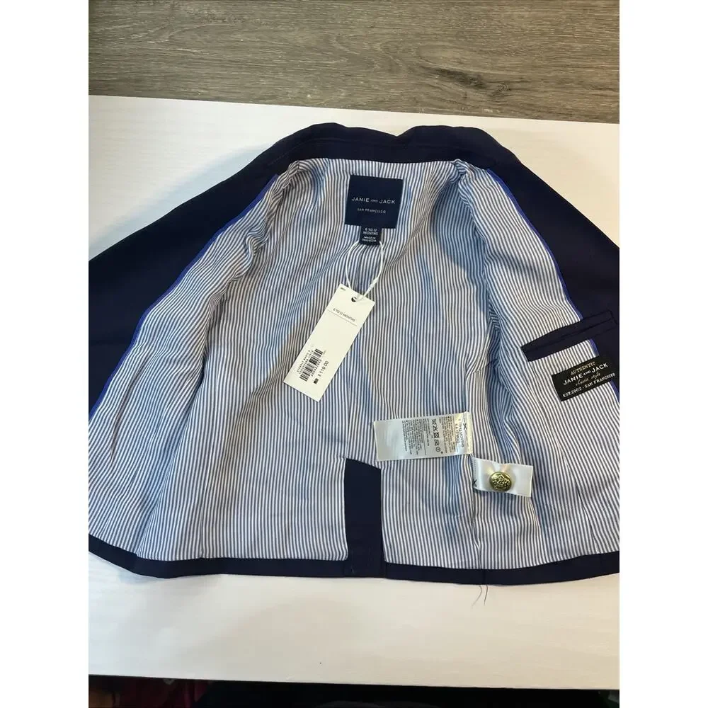 Janie And Jack Blue The Classic Blazer Size 6 To 12 Months Navy Blue
